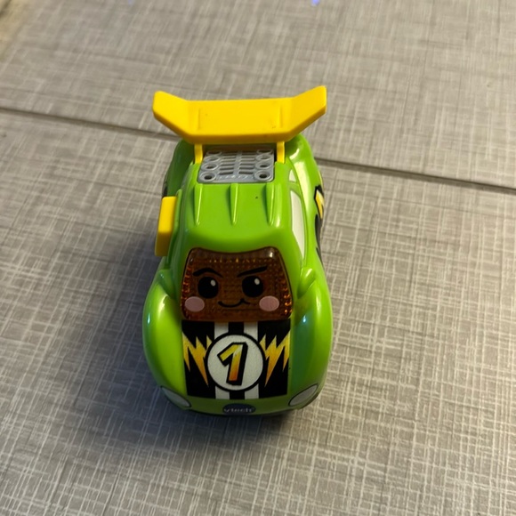 VTech Smart Point Go Go Smart Wheels Racer 1 Green Yellow Race Car Working! - Picture 1 of 4